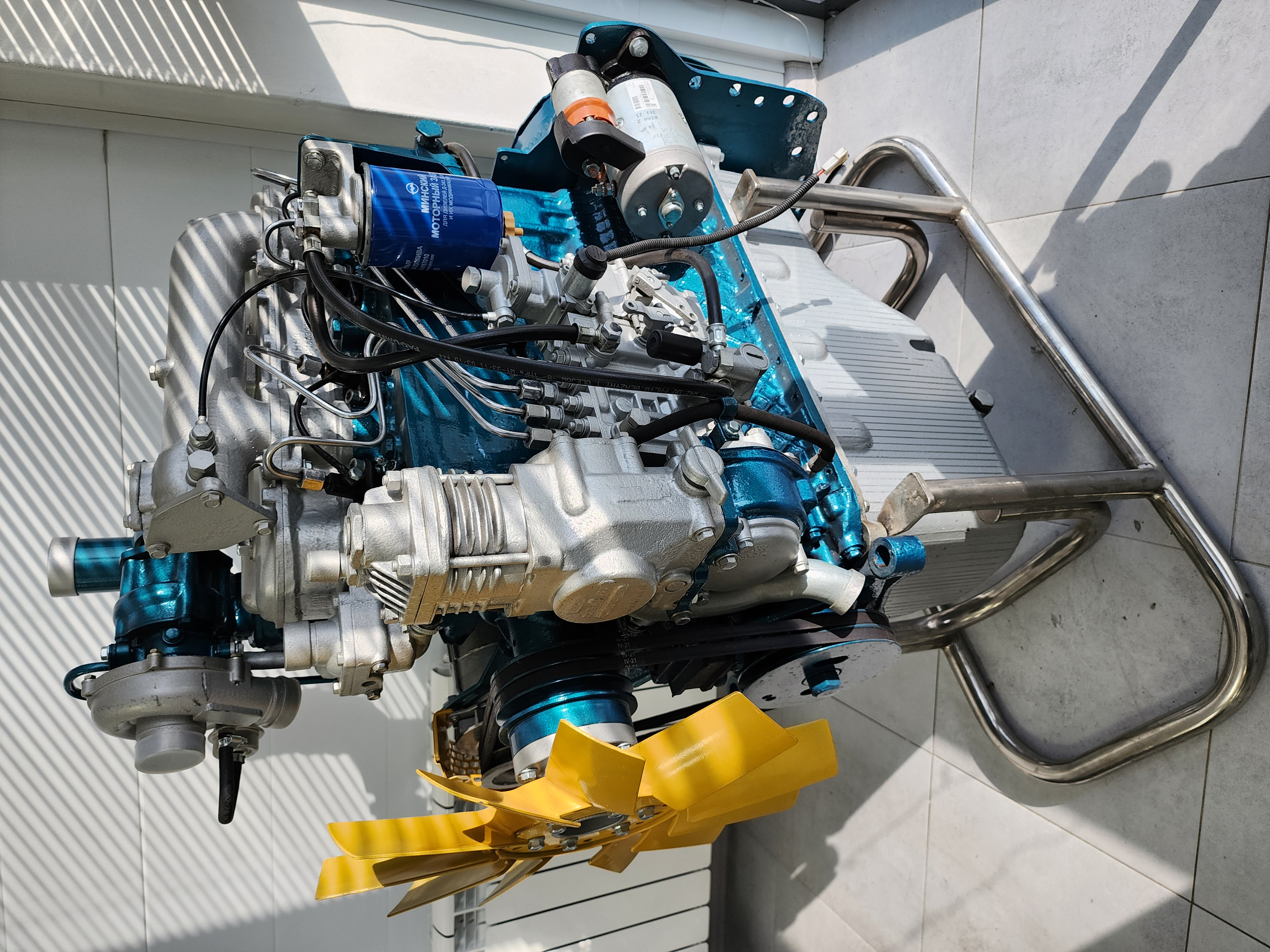 Испытания трактора с газовым двигателем MMZ-262NG Испытания трактора с газовым двигателем MMZ-262NG